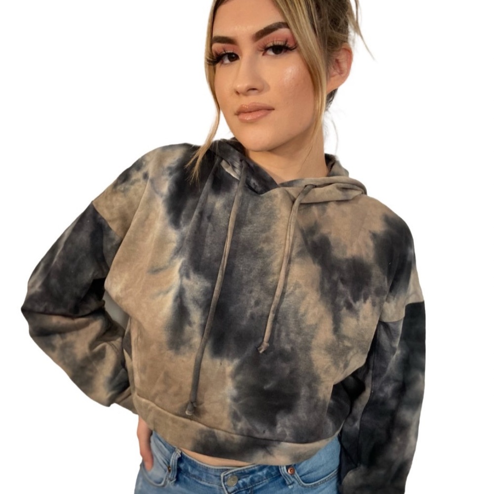 French Terry Tie Dye Hoodie